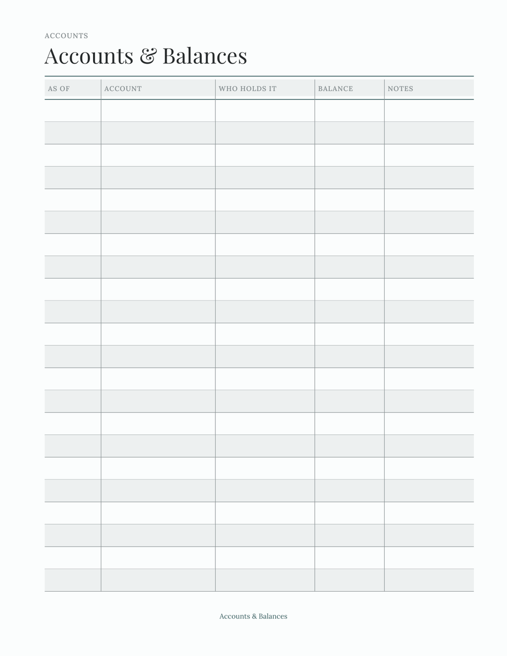 The Retirement Planner 2027 — sample page 3