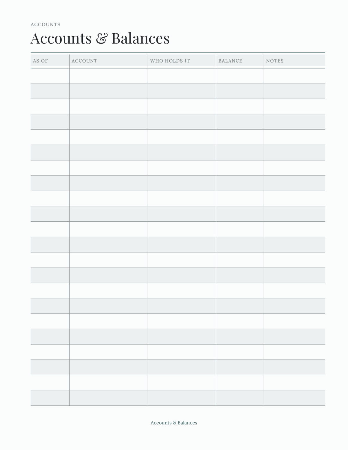 The Retirement Planner 2027 — sample page 3