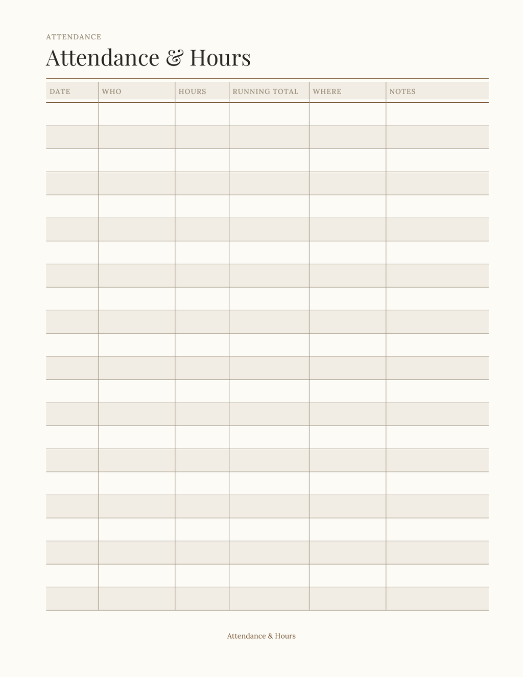 The Homeschool Planner 2027 — sample page 3