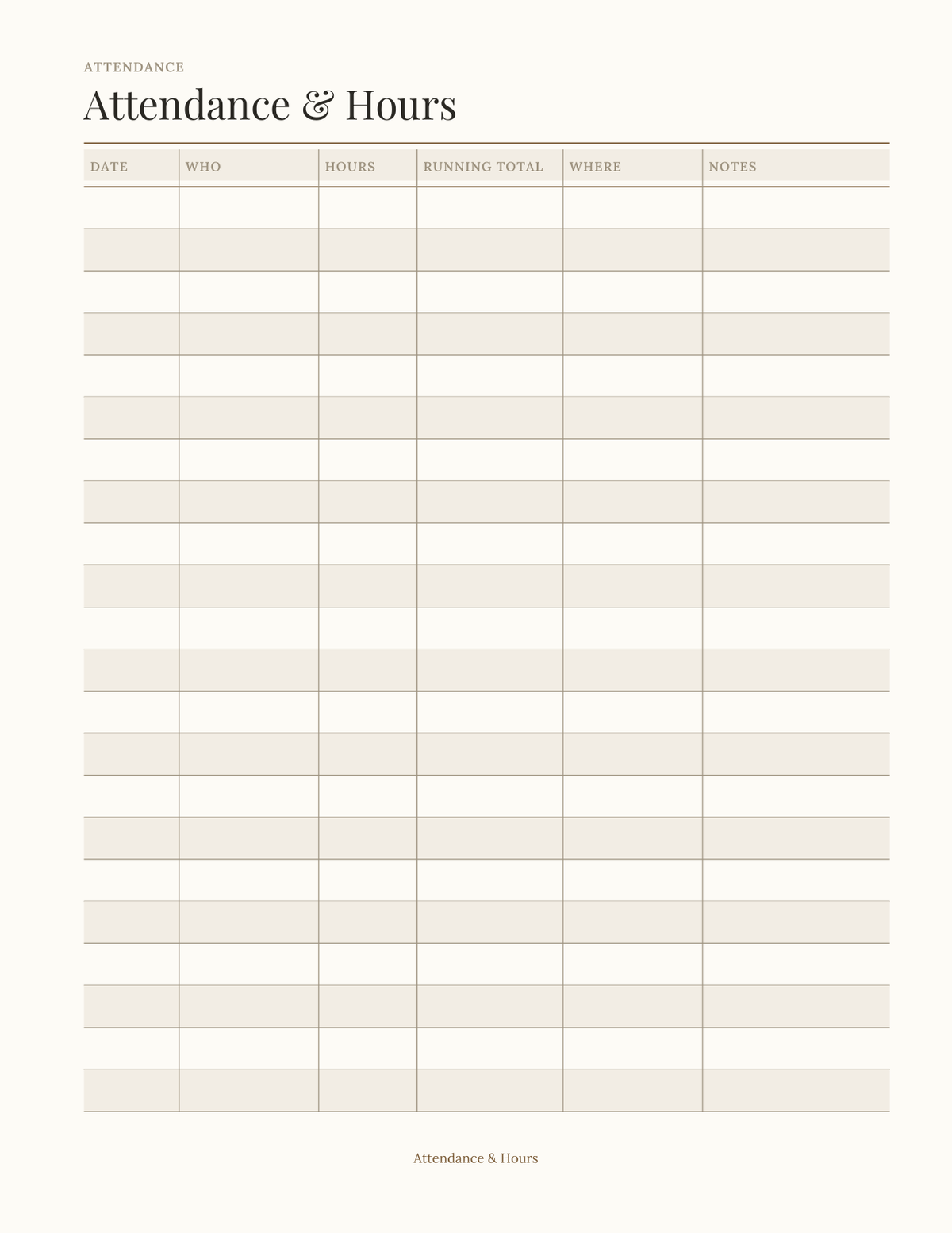 The Homeschool Planner 2027 — sample page 3