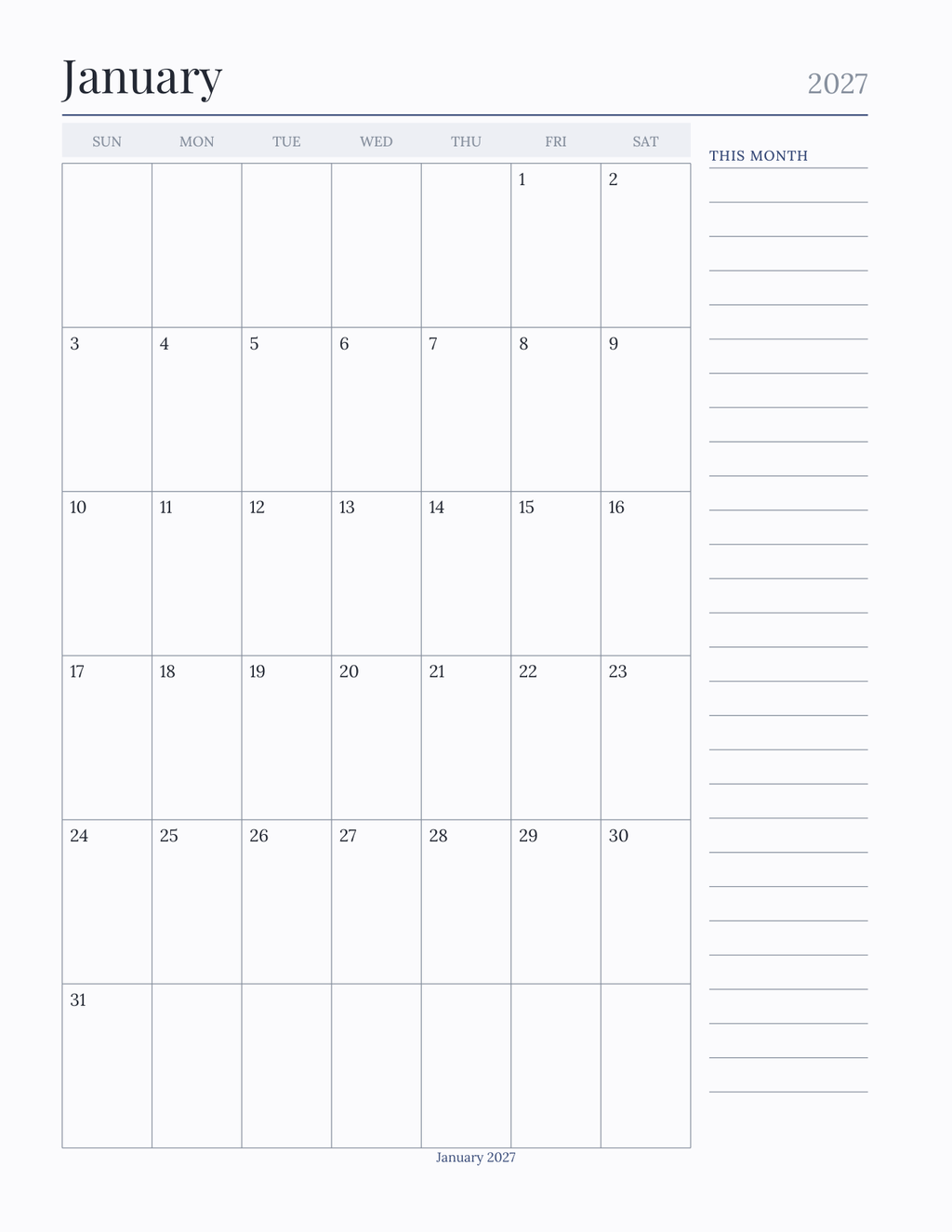 The Graduate & Dissertation Planner 2027 — sample page 6