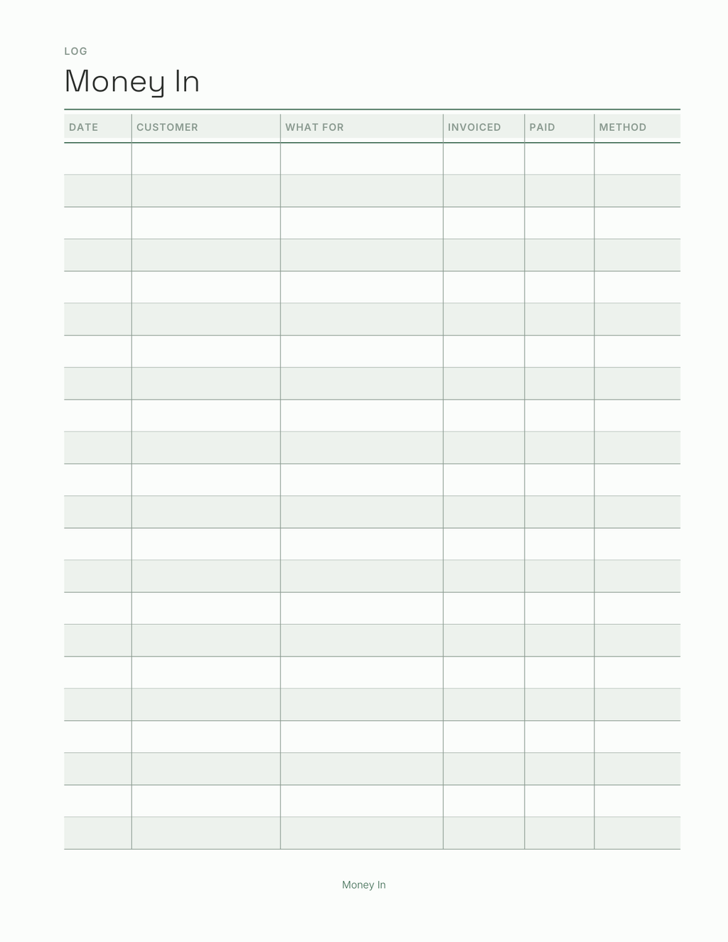 The Small Business First Year Planner 2027 — sample page 3