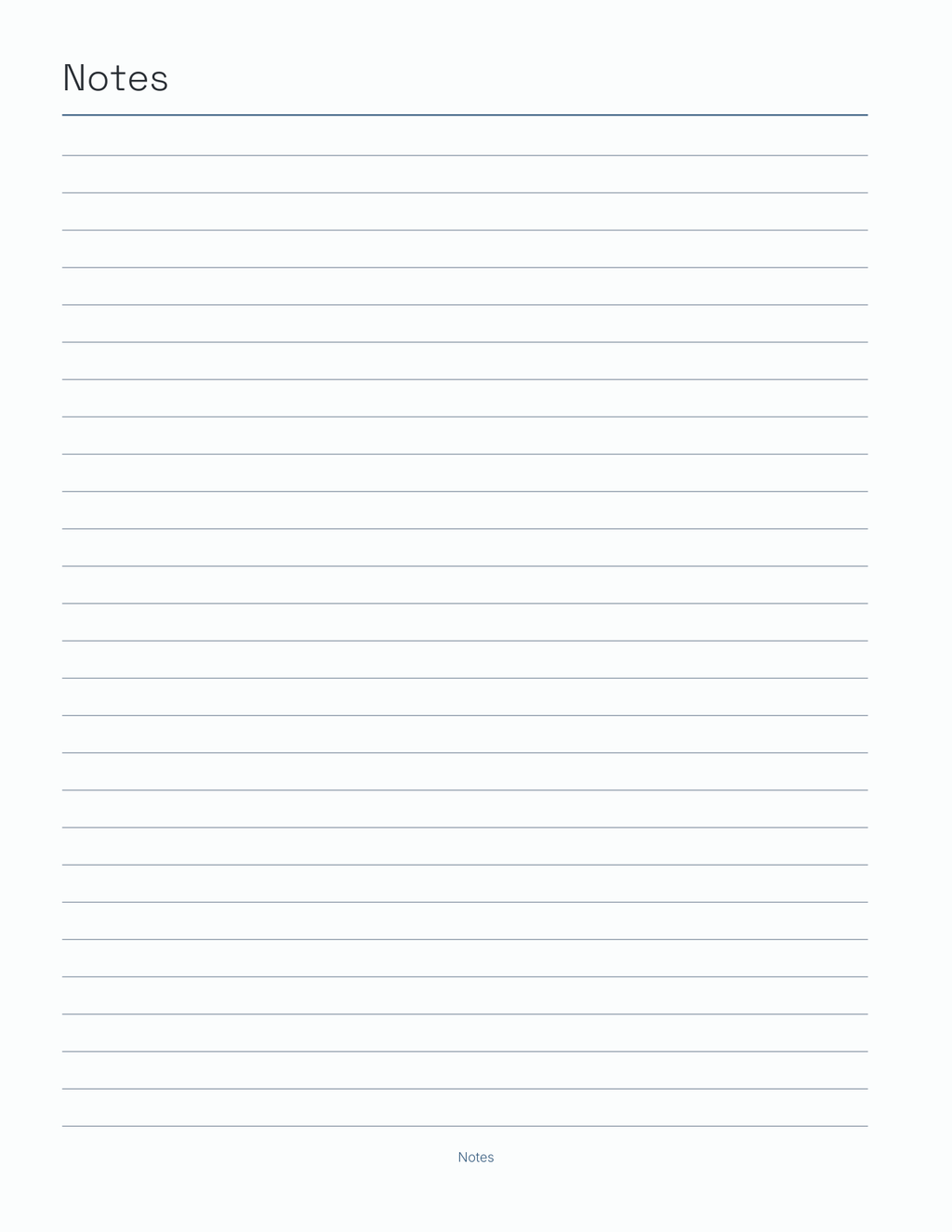 The Freelancer's Planner 2027 — sample page 8