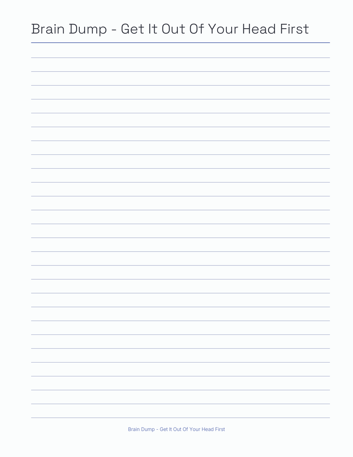 The ADHD Planner 2027 — sample page 3
