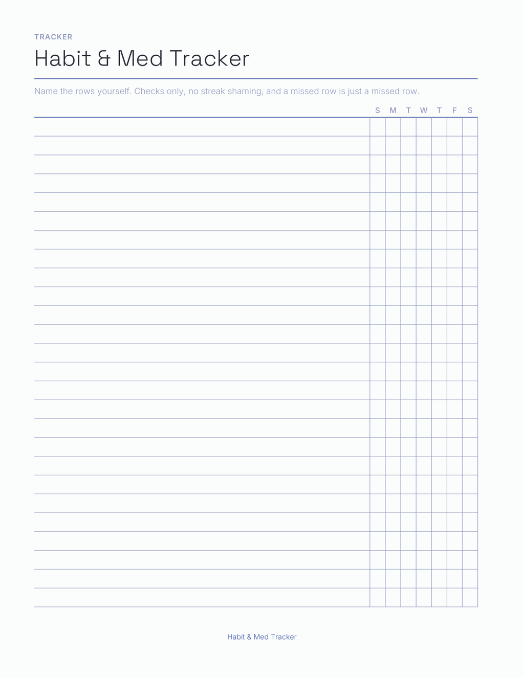 The ADHD Planner 2027 — sample page 4