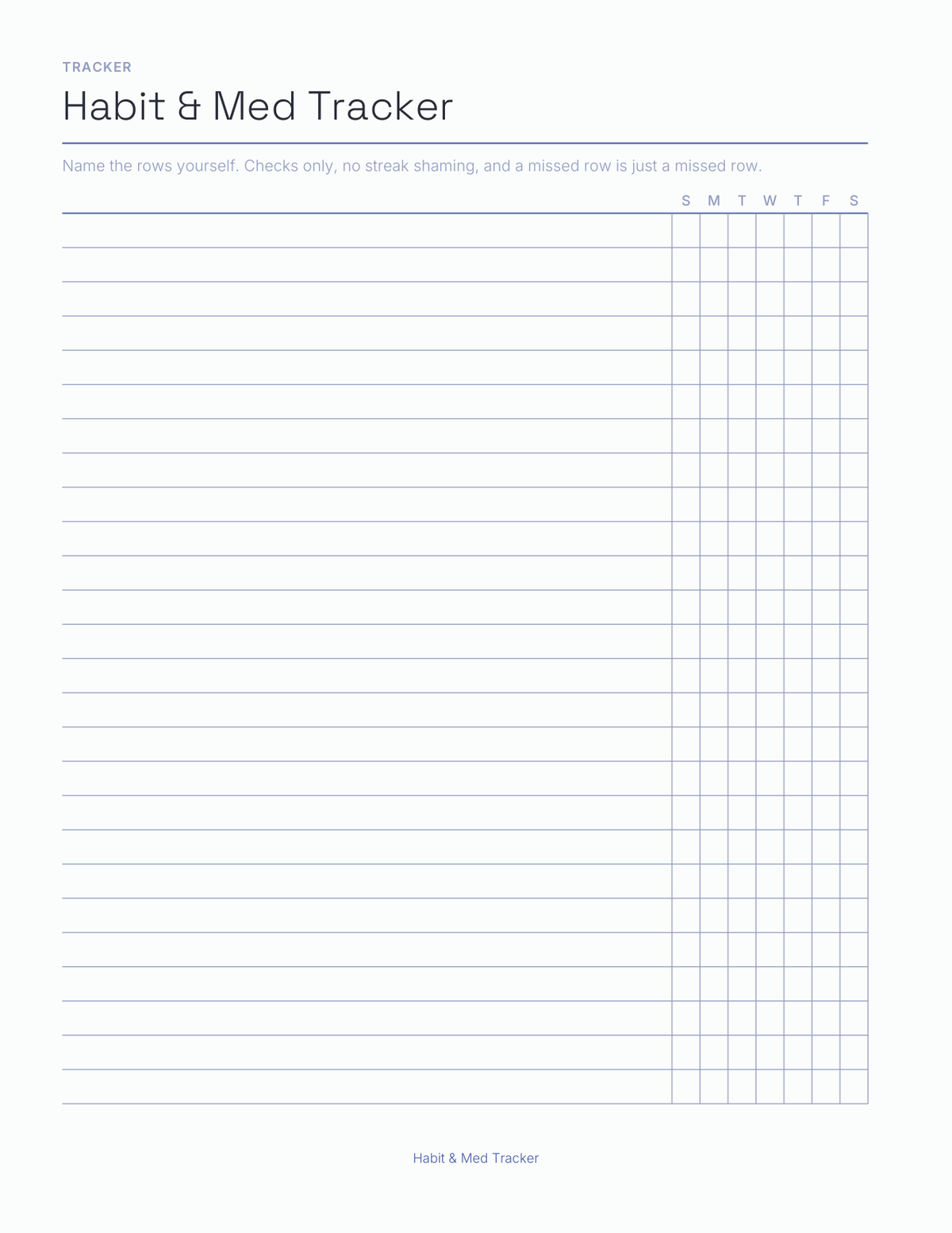 The ADHD Planner 2027 — sample page 4