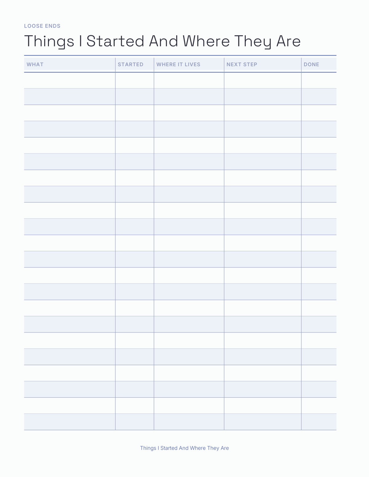 The ADHD Planner 2027 — sample page 8