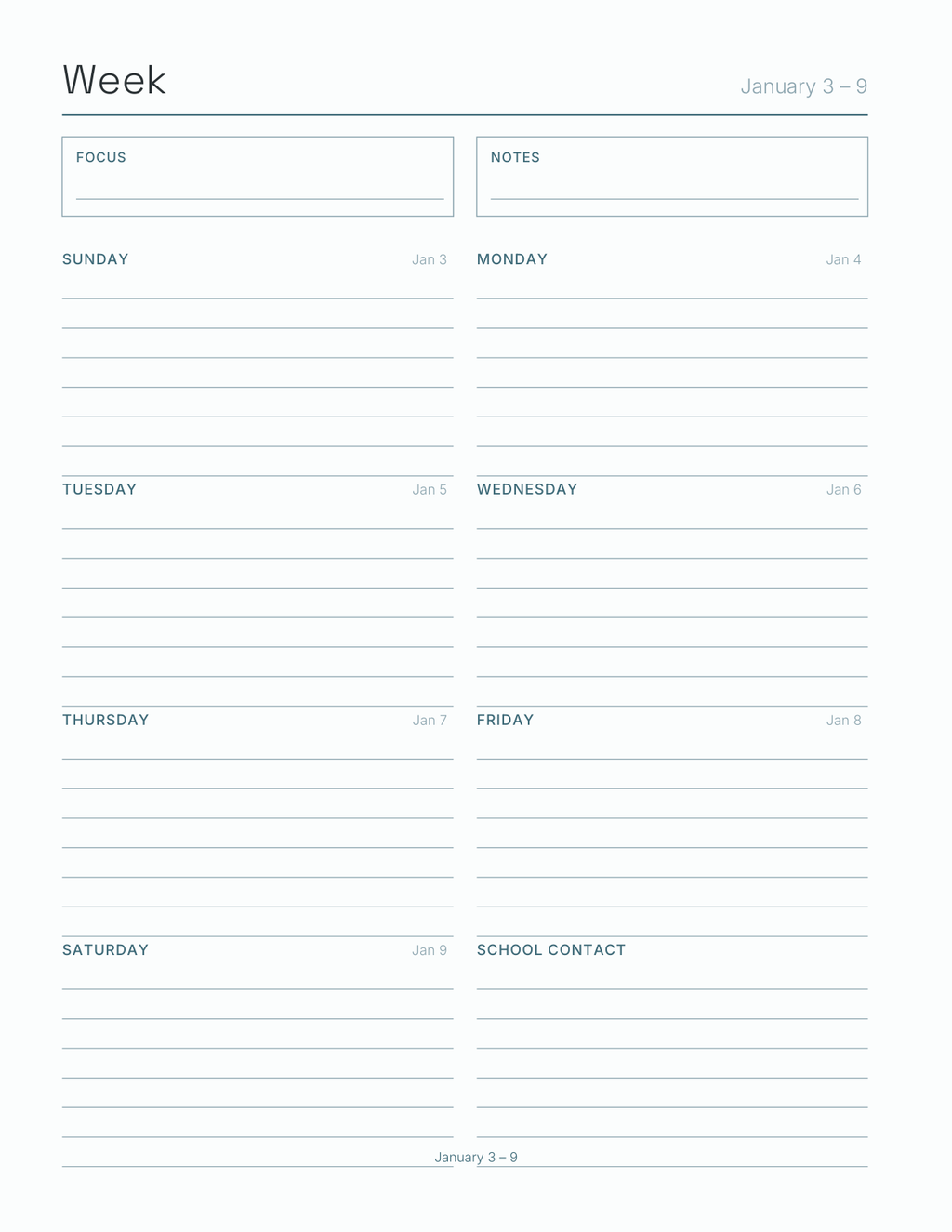 The IEP & 504 Advocacy Planner 2027 — sample page 6