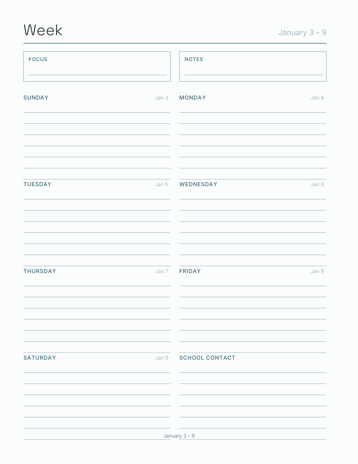 The IEP & 504 Advocacy Planner 2027 — sample page 6