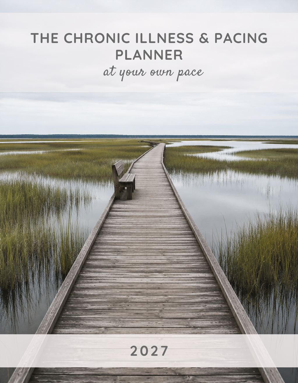 The Chronic Illness & Pacing Planner 2027 cover