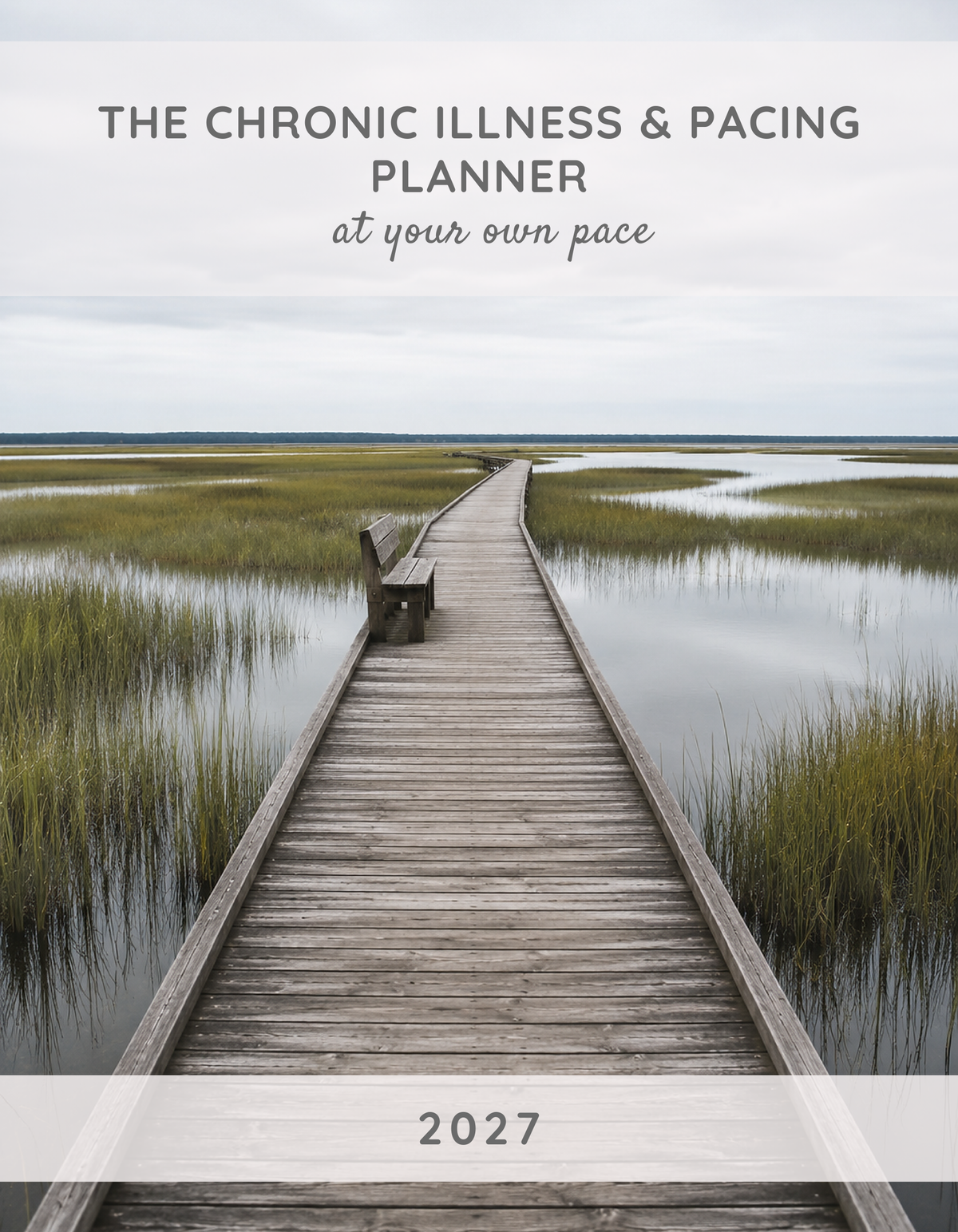 The Chronic Illness & Pacing Planner 2027 cover