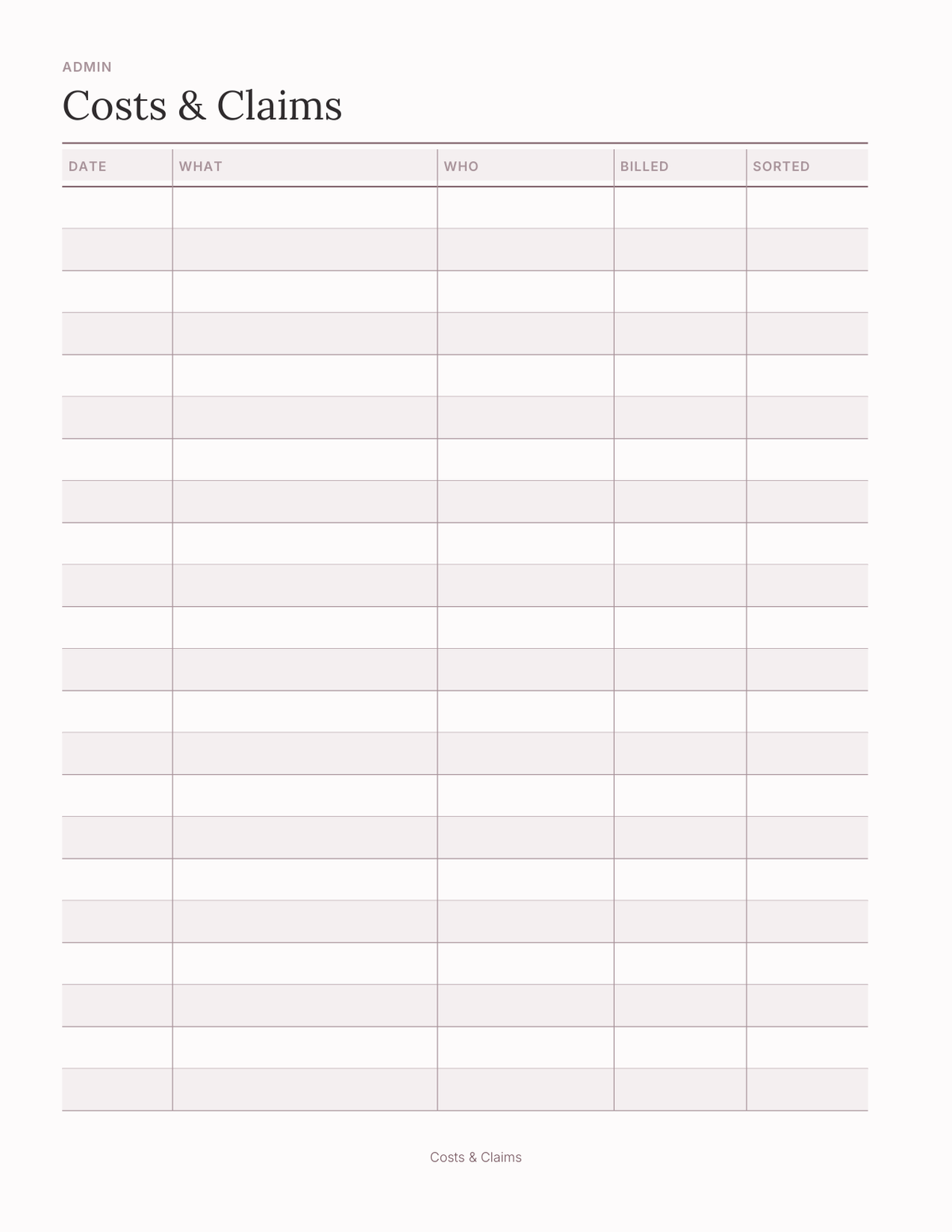 The Chronic Illness & Pacing Planner 2027 — sample page 8