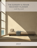 The Surgery & Rehab Recovery Planner 2027 cover