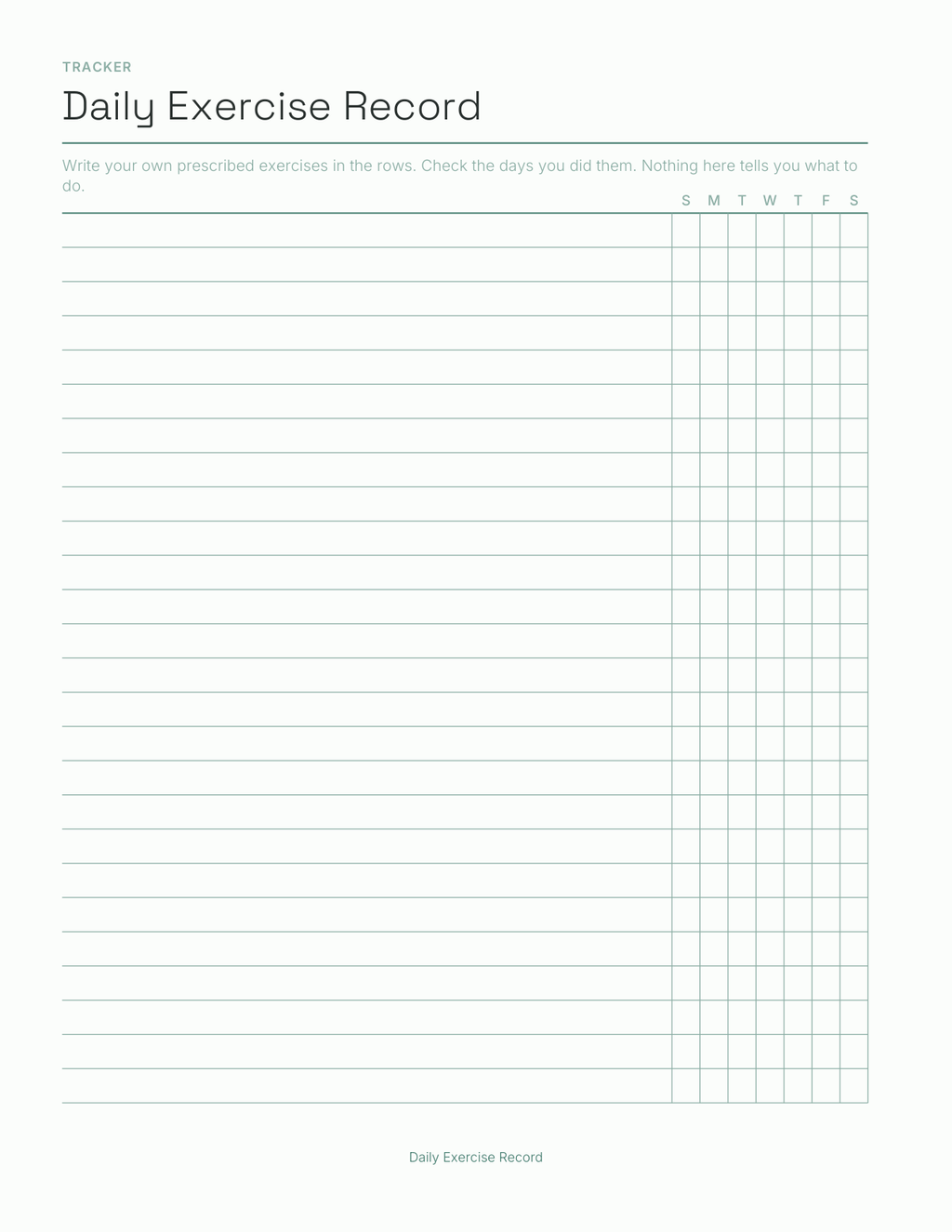 The Surgery & Rehab Recovery Planner 2027 — sample page 4