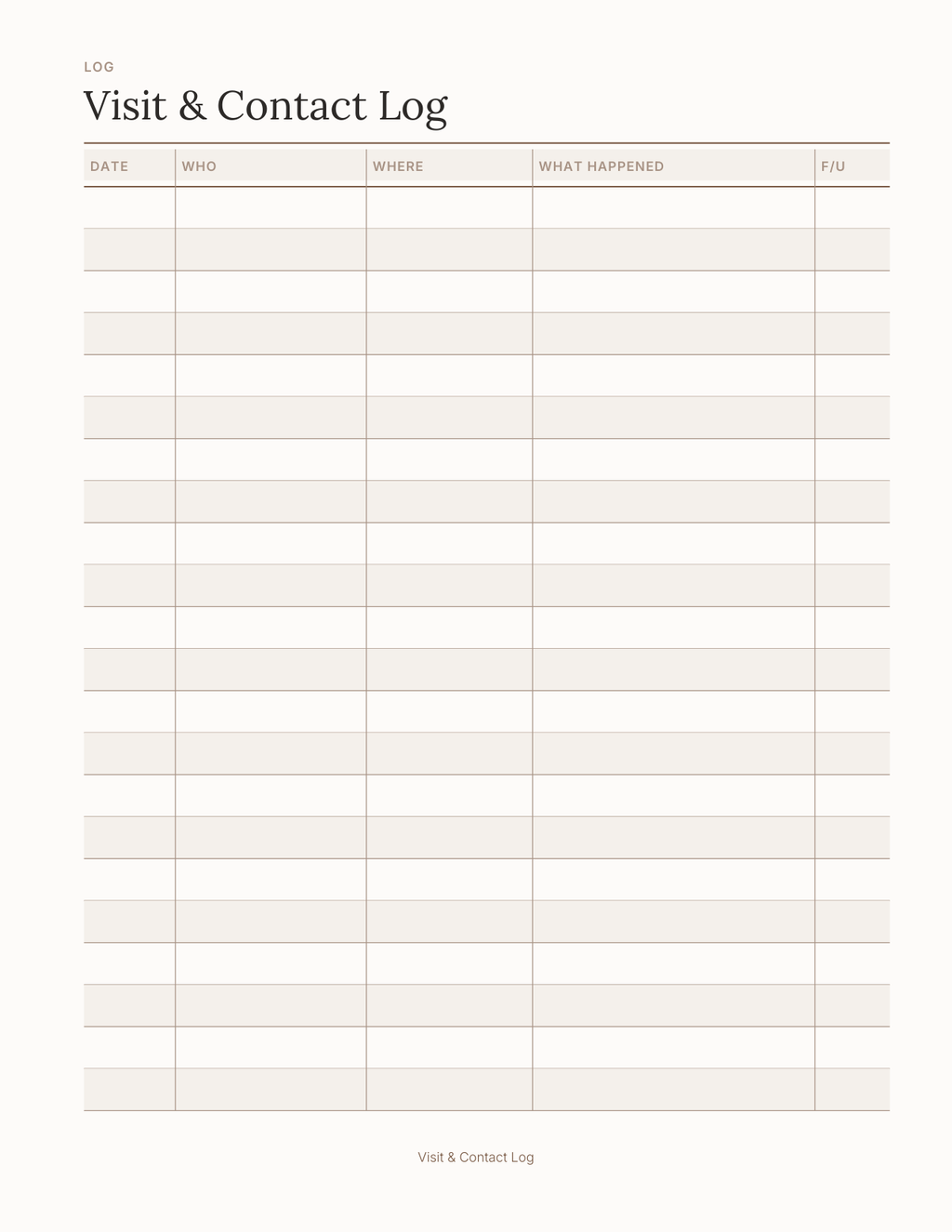 The Adoption & Foster Planner 2027 — sample page 3