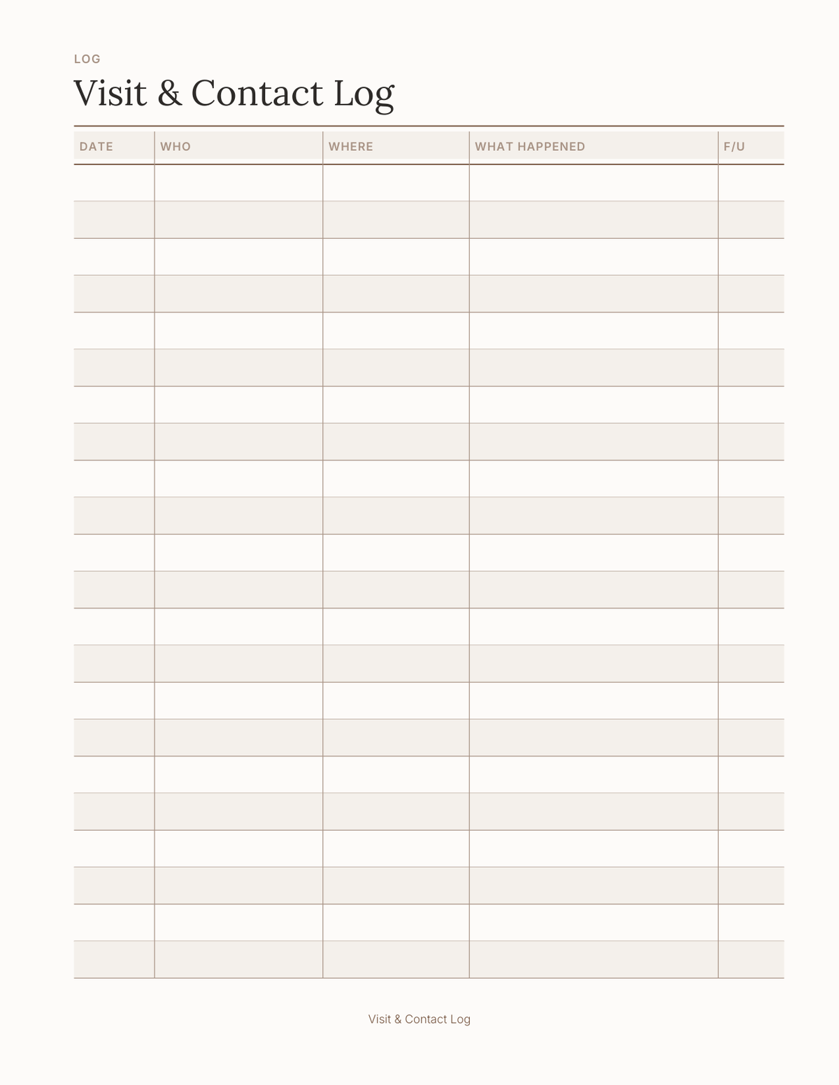 The Adoption & Foster Planner 2027 — sample page 3