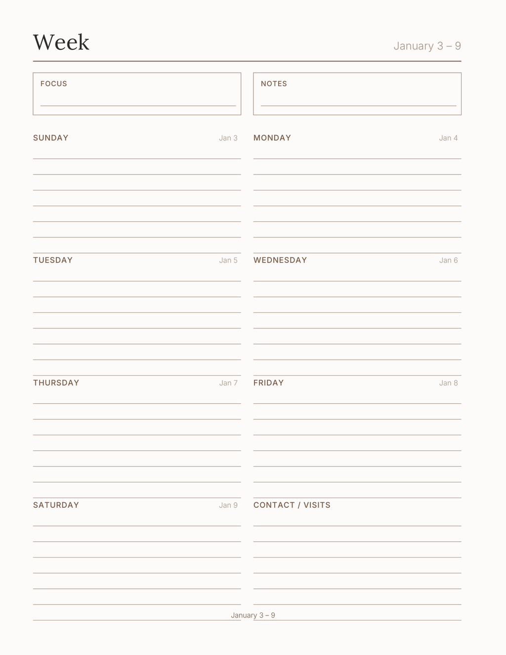 The Adoption & Foster Planner 2027 — sample page 6