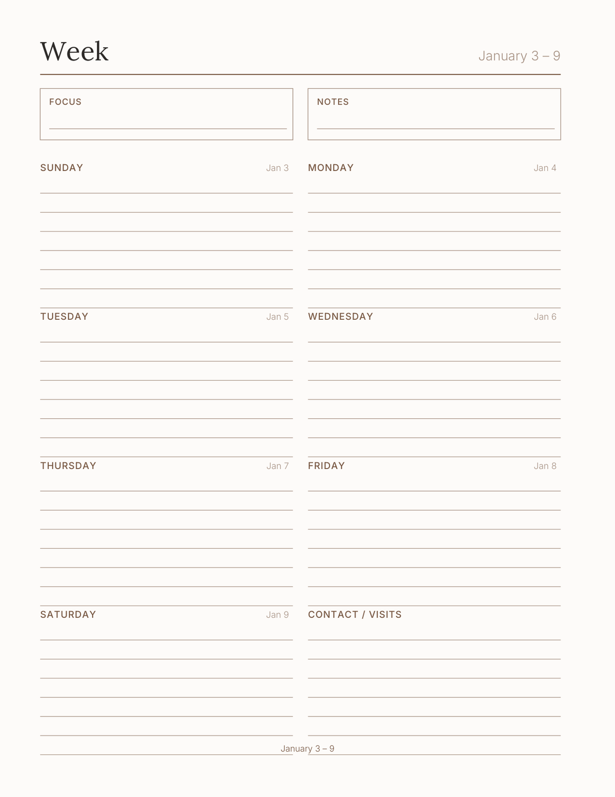 The Adoption & Foster Planner 2027 — sample page 6