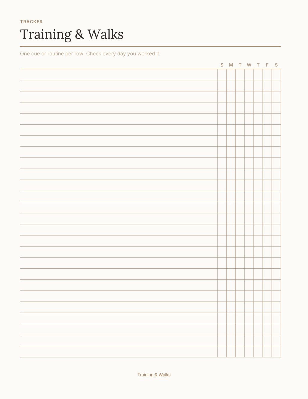 The Dog Owner's Planner 2027 — sample page 4
