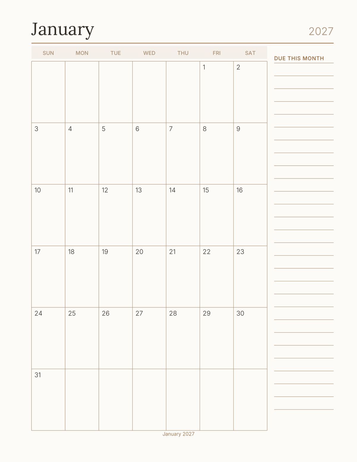 The Dog Owner's Planner 2027 — sample page 5