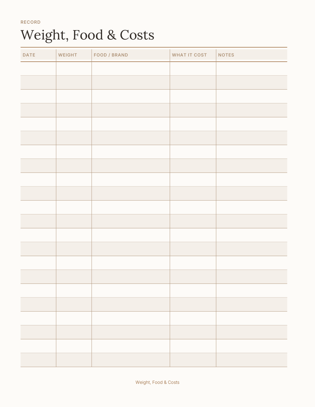 The Dog Owner's Planner 2027 — sample page 8