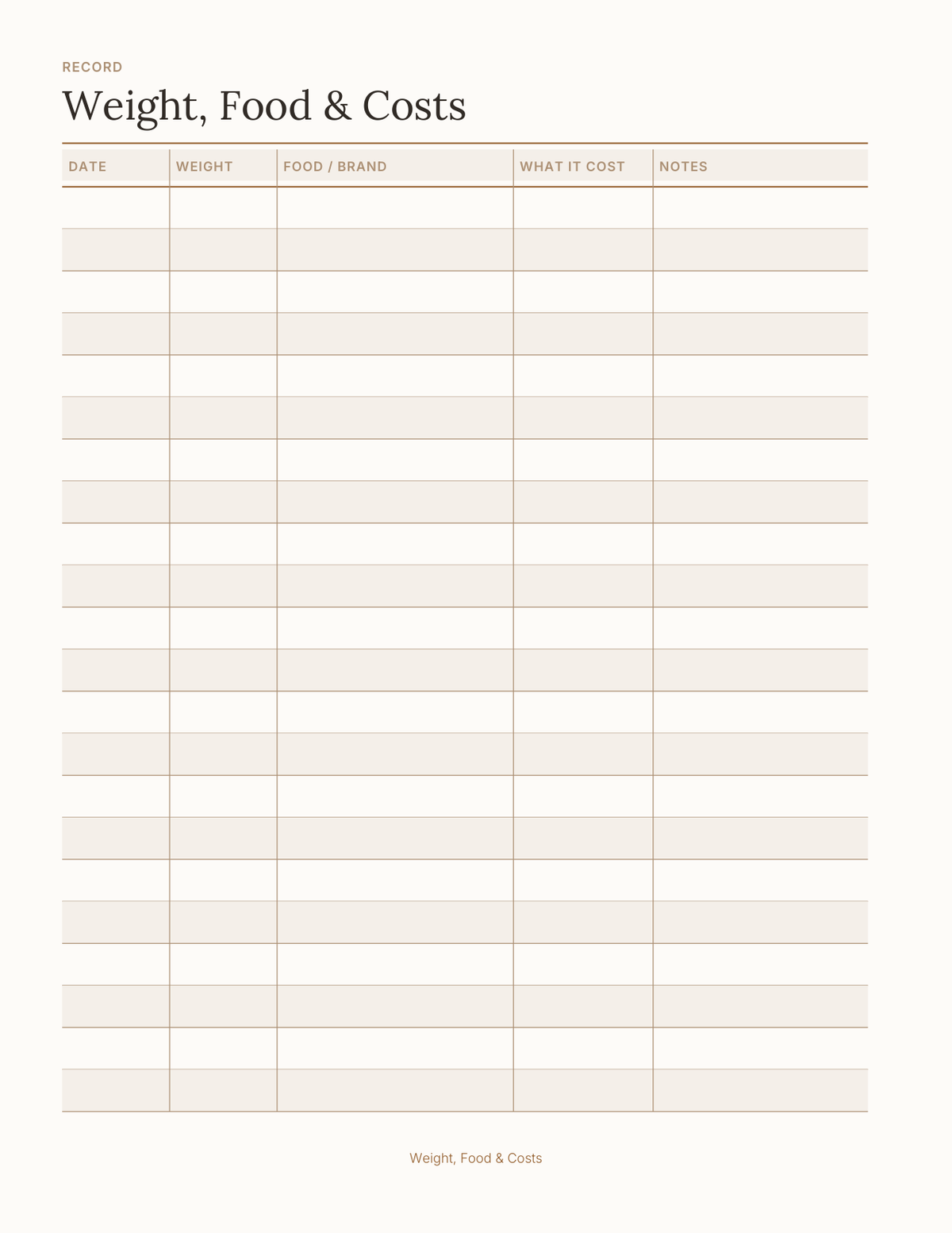 The Dog Owner's Planner 2027 — sample page 8
