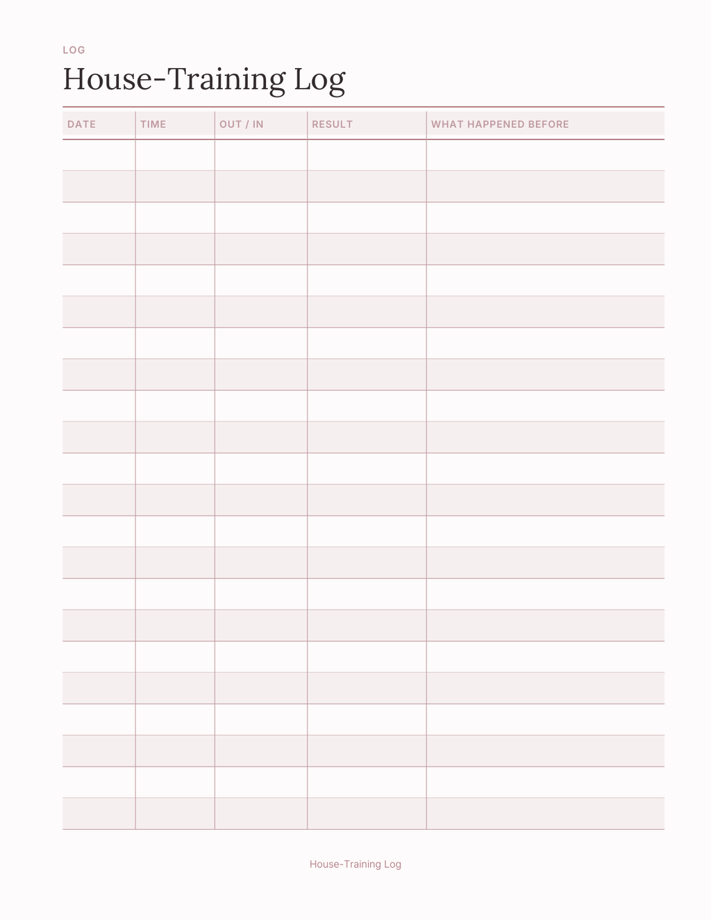 The Puppy First Year Planner 2027 — sample page 3