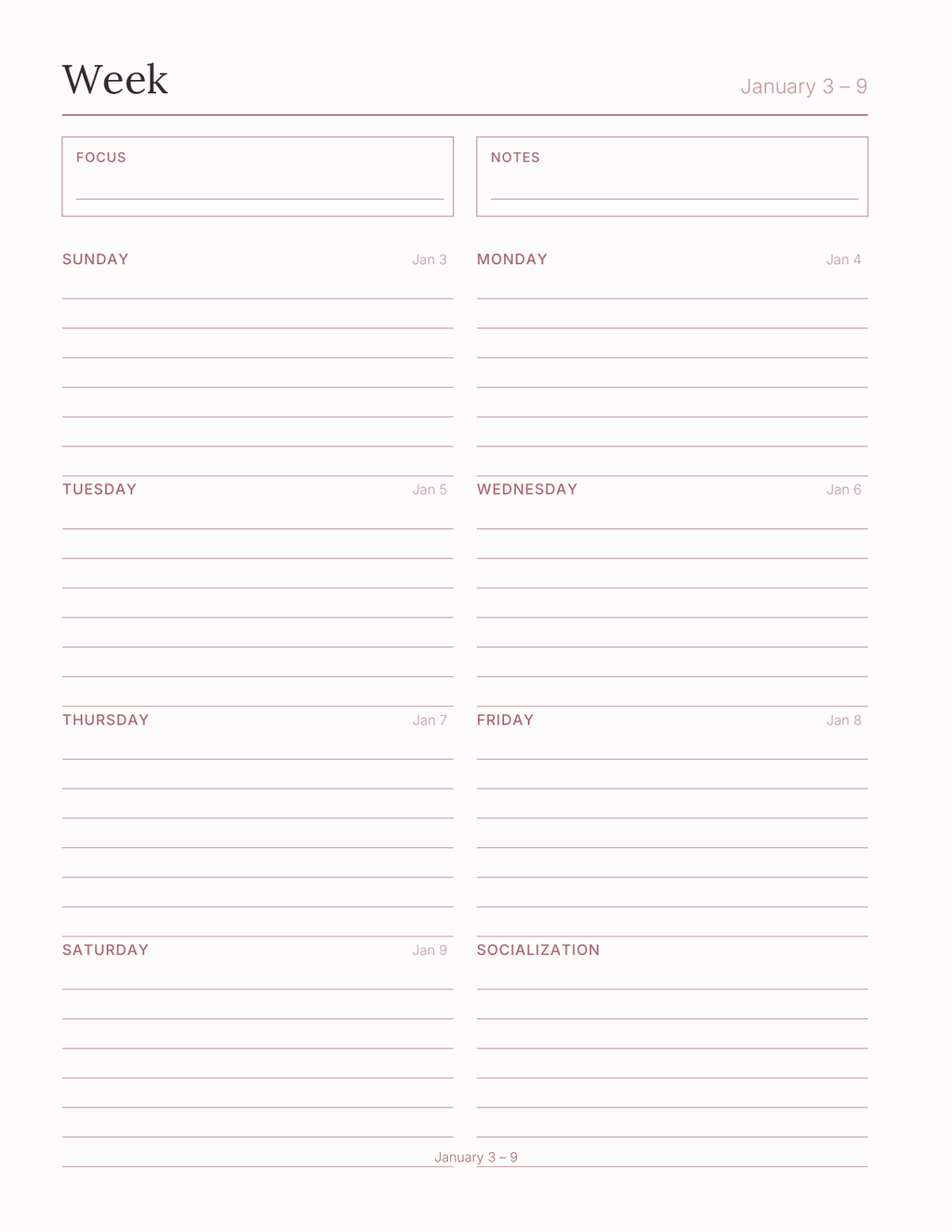 The Puppy First Year Planner 2027 — sample page 6