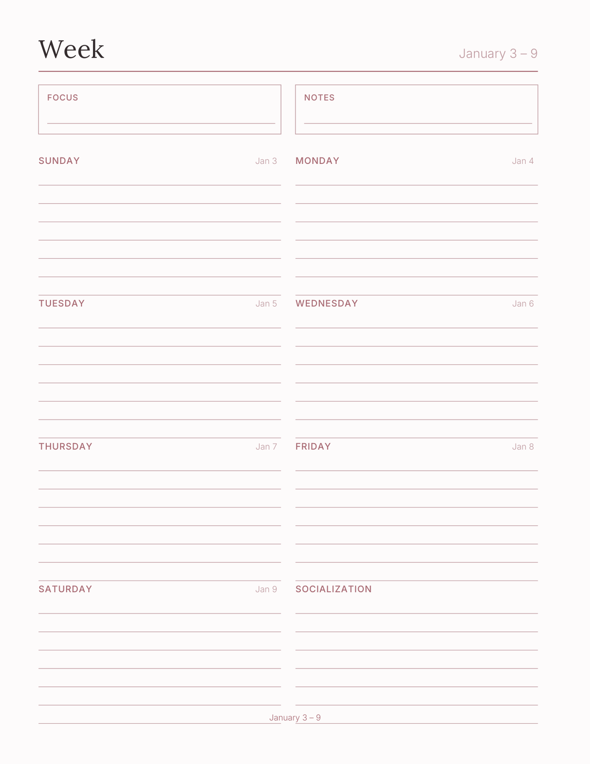 The Puppy First Year Planner 2027 — sample page 6