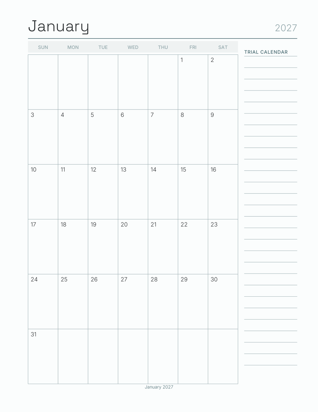 The Dog Sport & Show Planner 2027 — sample page 5