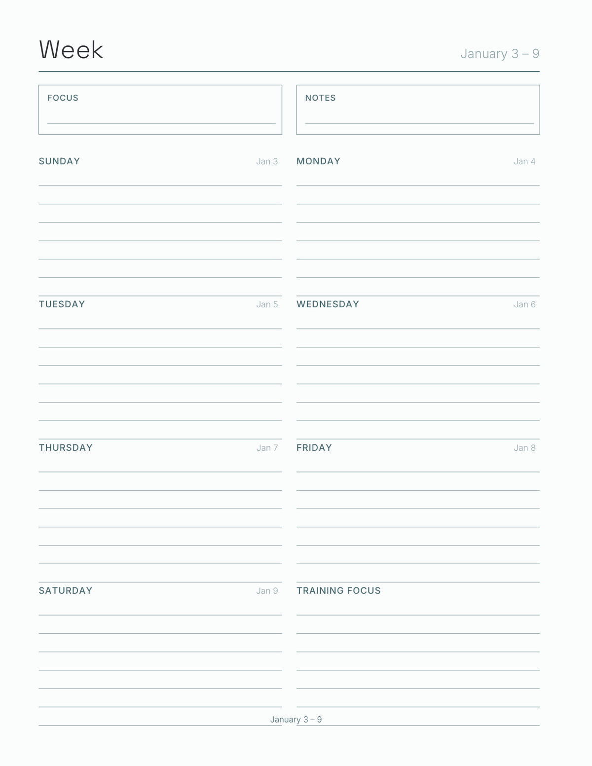 The Dog Sport & Show Planner 2027 — sample page 6