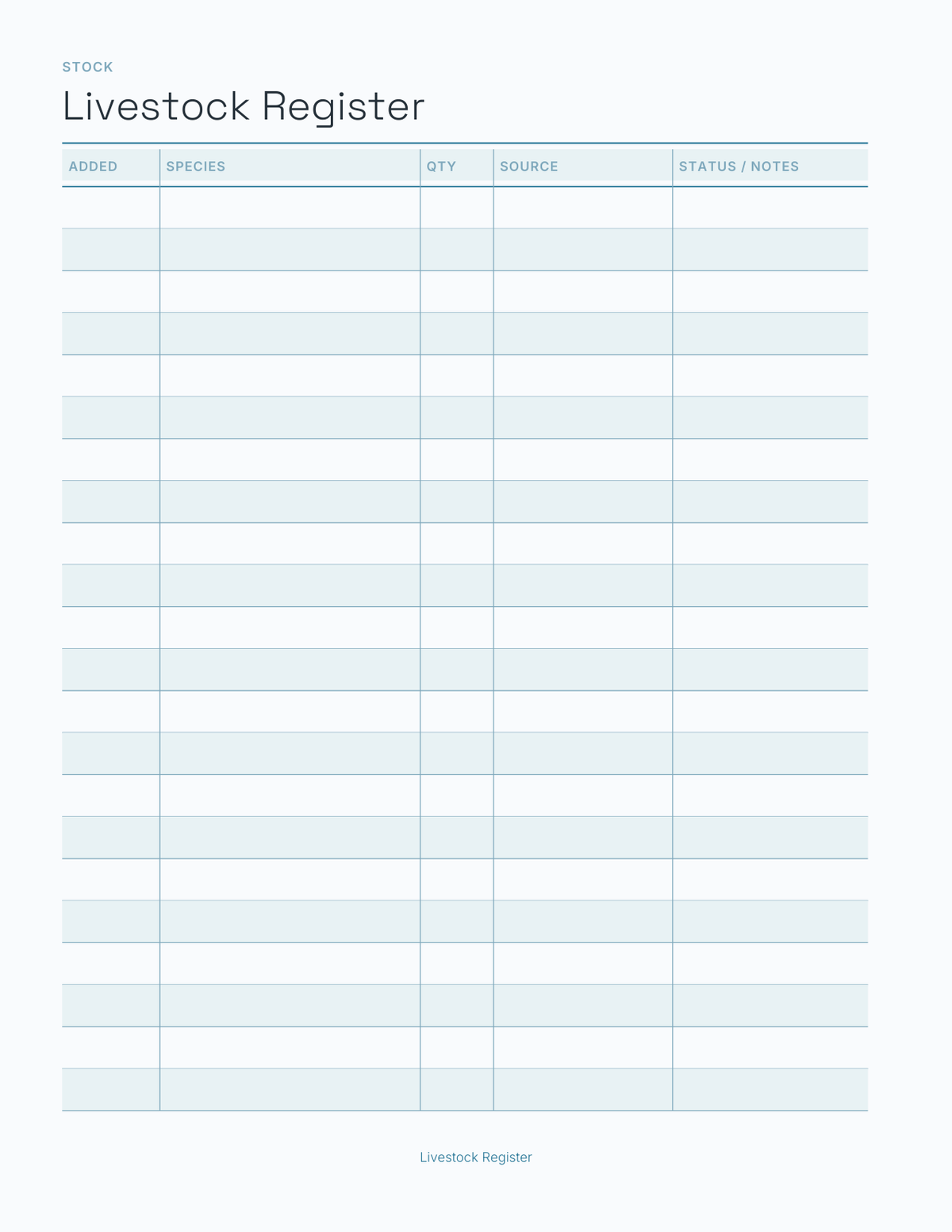 The Aquarium & Reef Planner 2027 — sample page 4