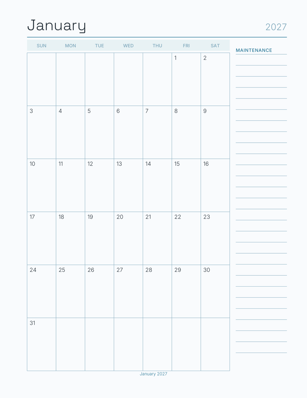 The Aquarium & Reef Planner 2027 — sample page 5