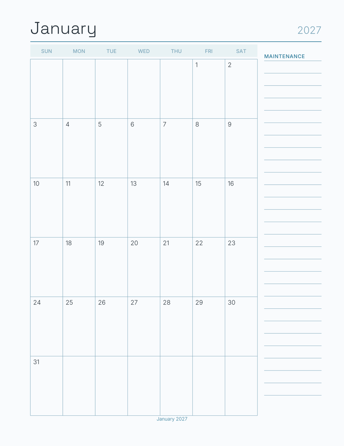 The Aquarium & Reef Planner 2027 — sample page 5