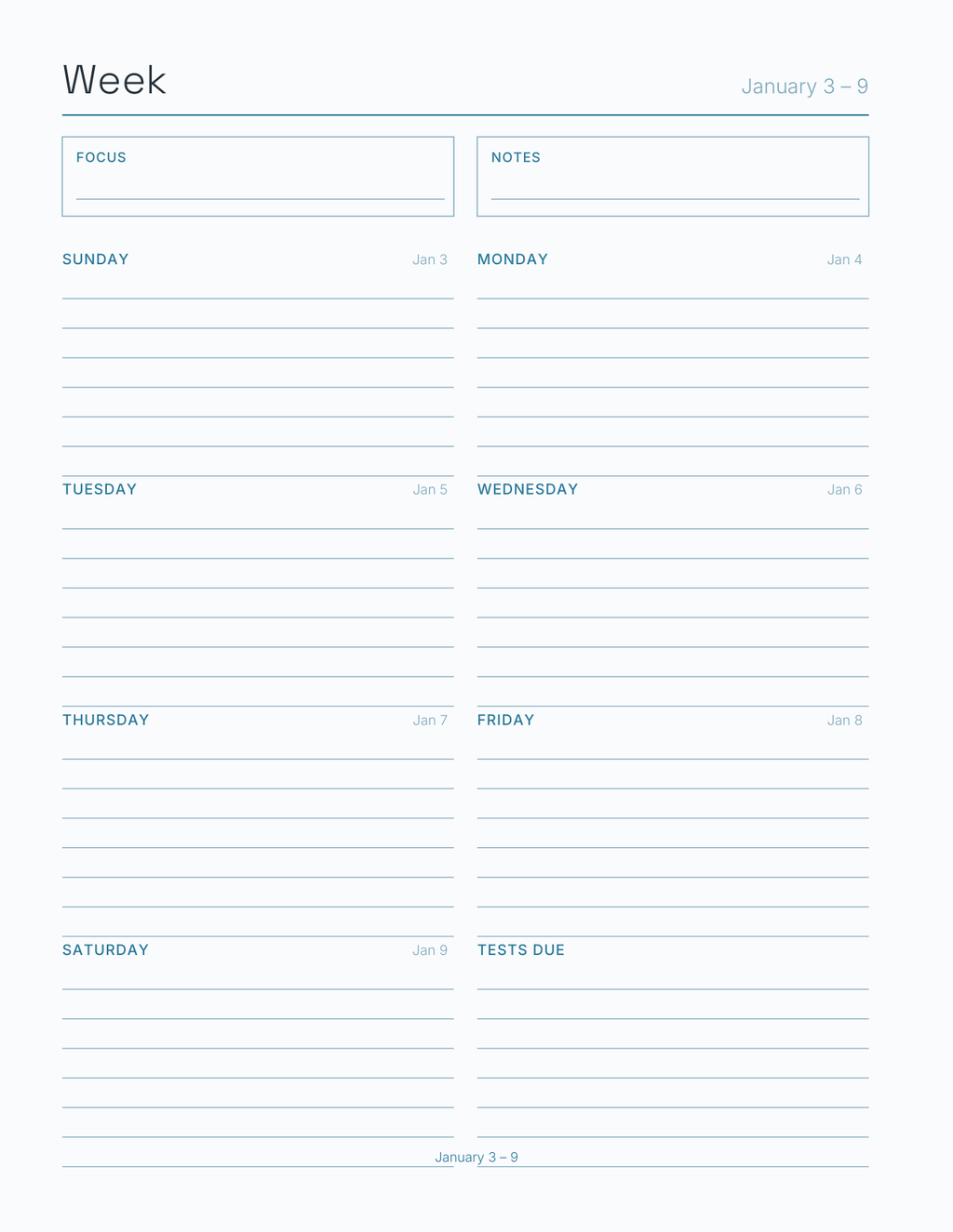 The Aquarium & Reef Planner 2027 — sample page 6