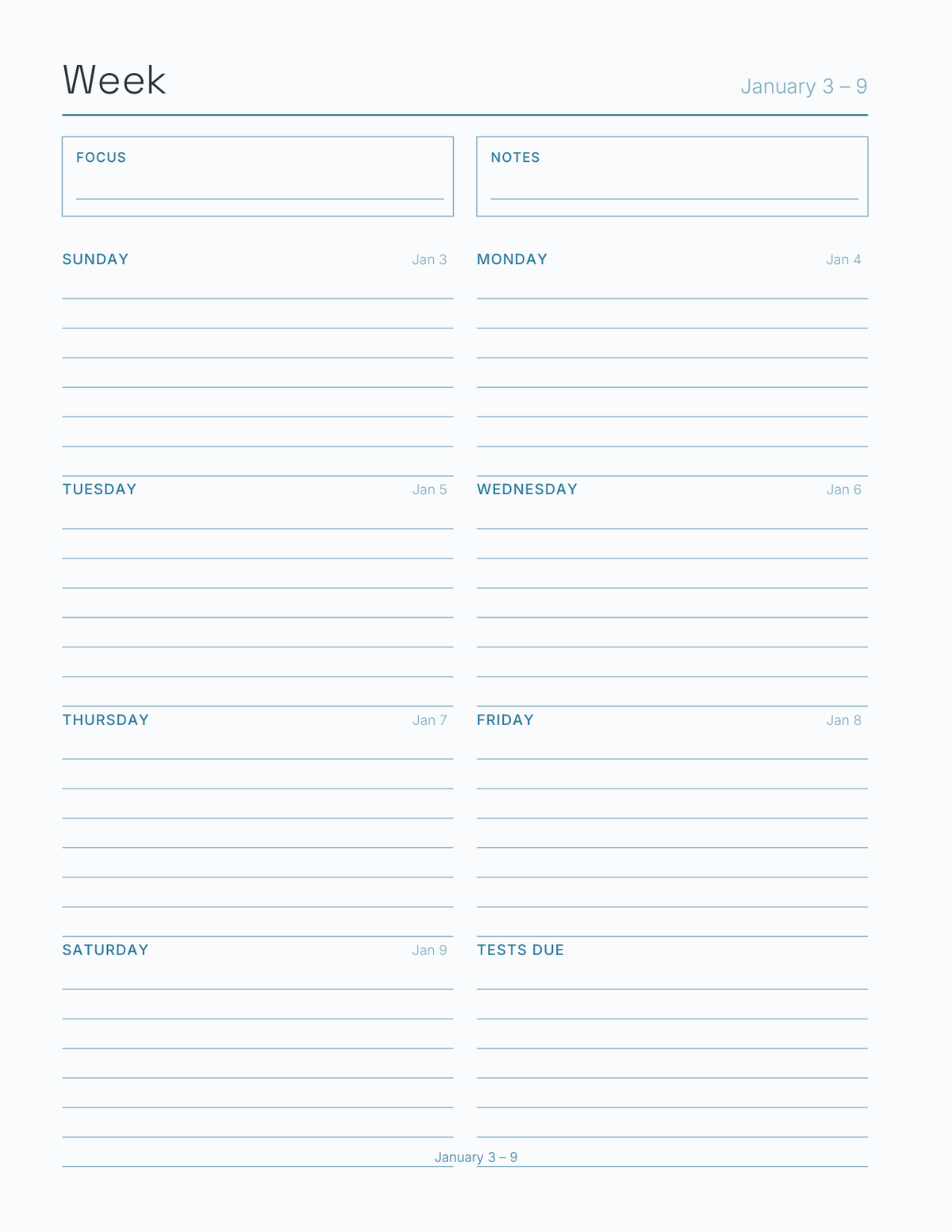 The Aquarium & Reef Planner 2027 — sample page 6