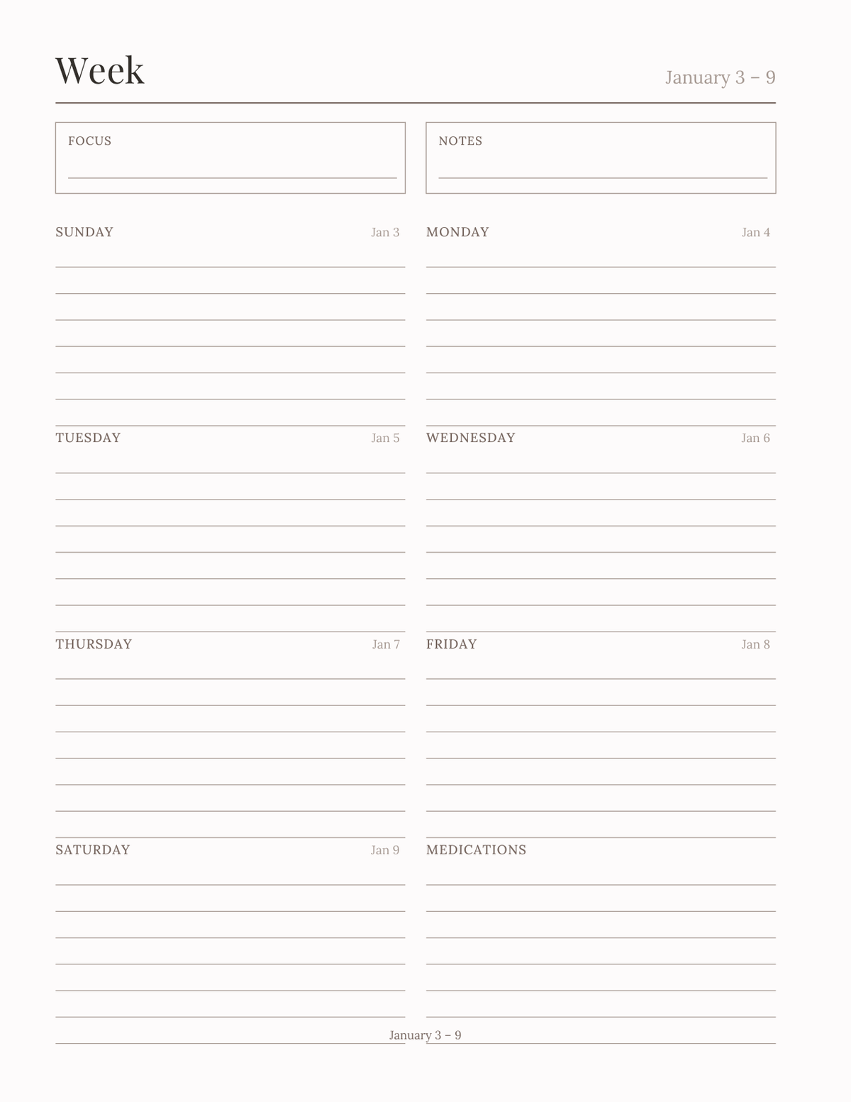 The Senior Pet Planner 2027 — sample page 6