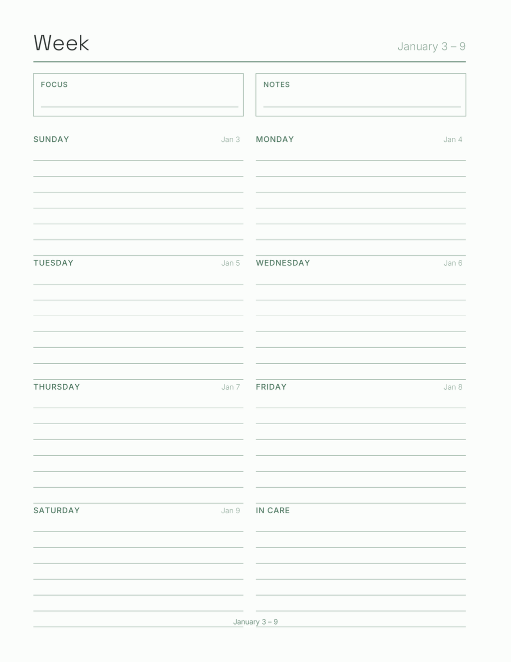 The Foster & Rescue Log 2027 — sample page 6