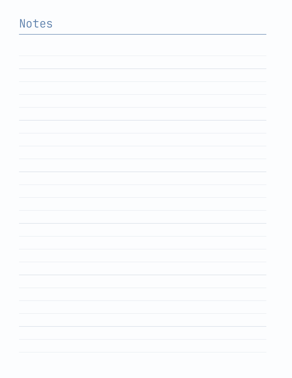 The Prompt Planner 2027 — sample page 8