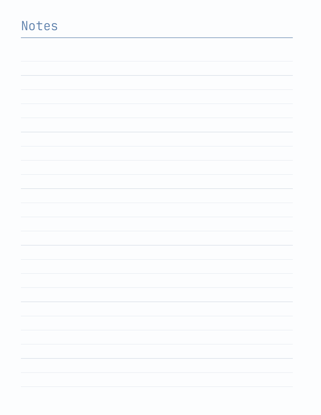 The Prompt Planner 2027 — sample page 8