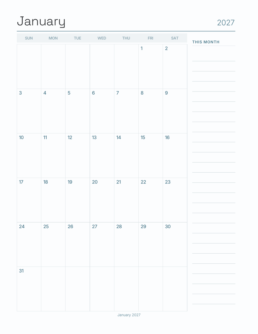 Mac Shortcuts Planner 2027 — sample page 6