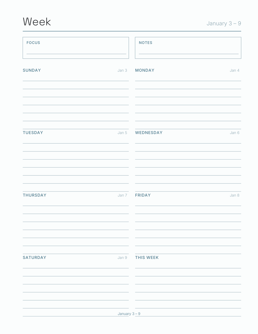 Command Key Shortcuts Planner 2027 — sample page 7