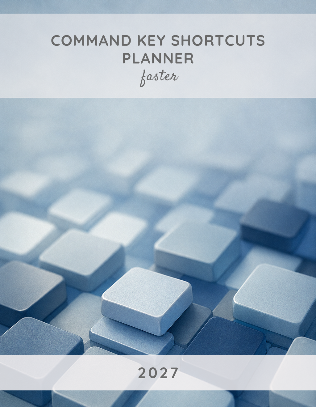 Command Key Shortcuts Planner 2027 cover