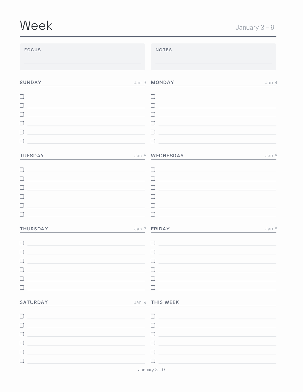 Windows Shortcuts Planner 2027 — sample page 6