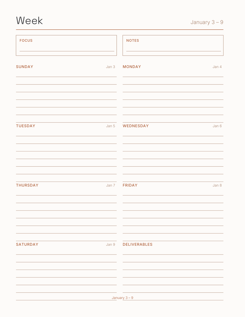 Creative Software Shortcuts Planner 2027 — sample page 6