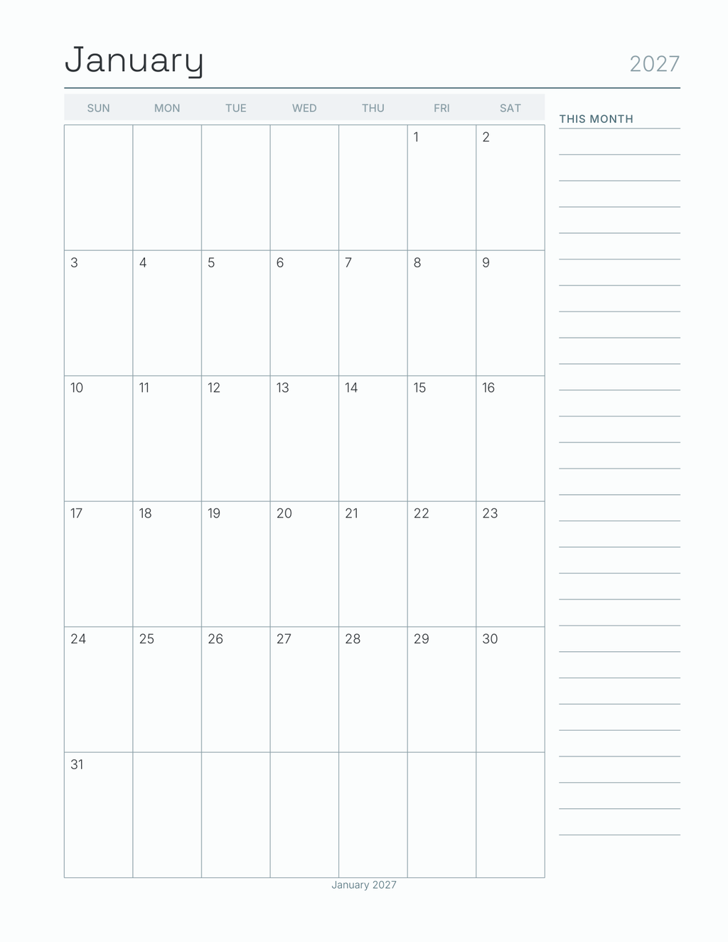 Build Your Own Shortcuts Planner 2027 — sample page 5
