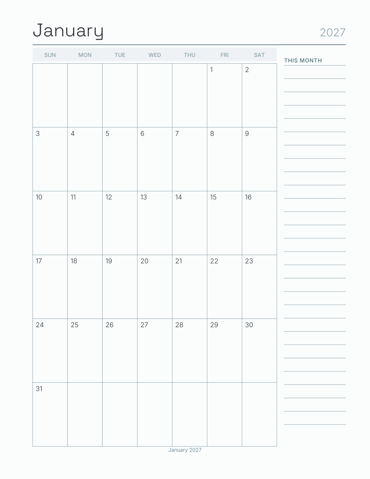 Build Your Own Shortcuts Planner 2027 — sample page 5