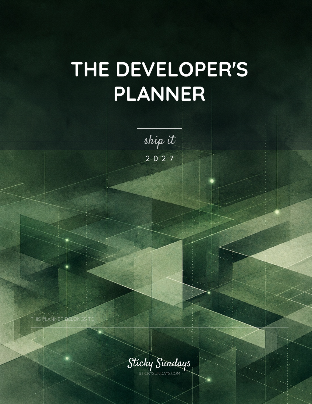 The Developer's Planner 2027 cover