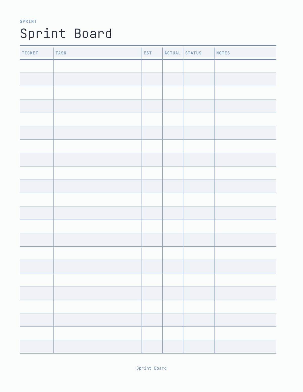 The Developer's Planner 2027 — sample page 4