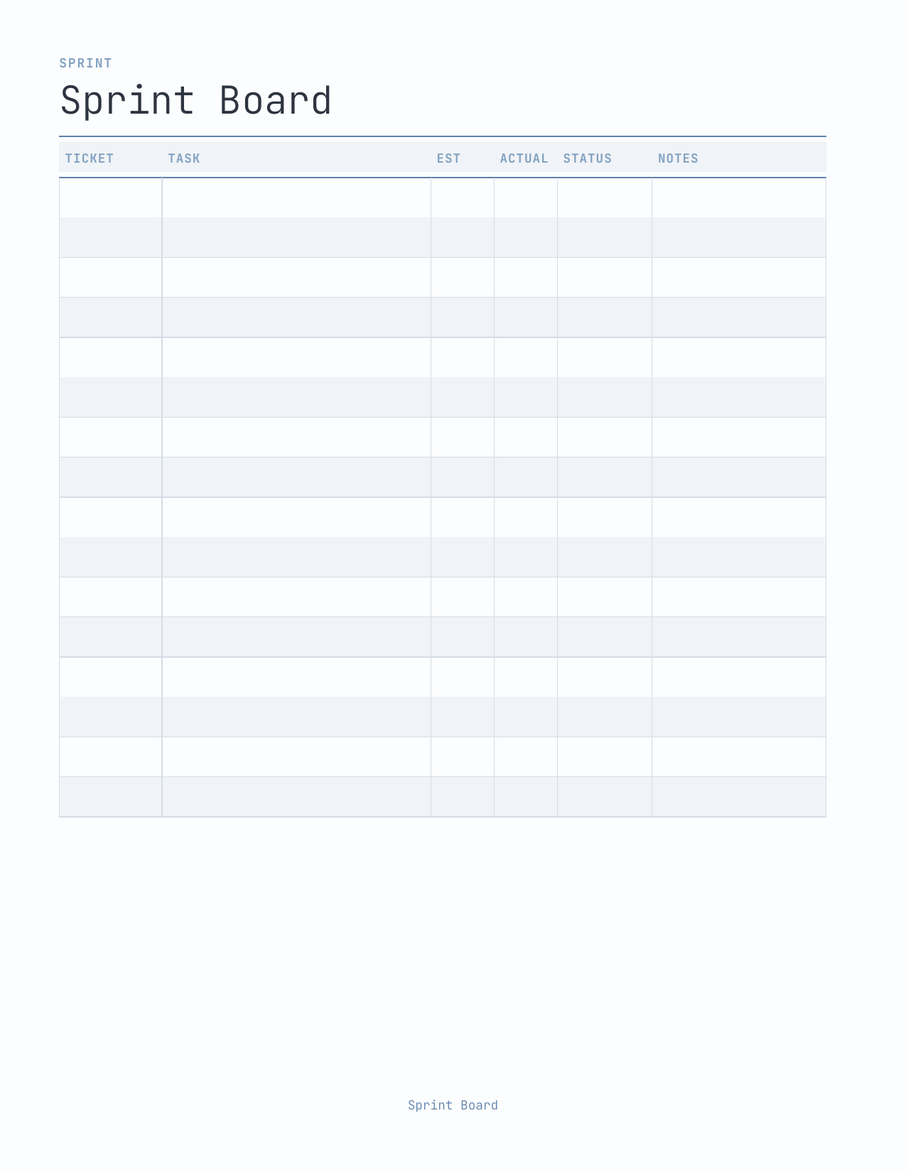 The Developer's Planner 2027 — sample page 4